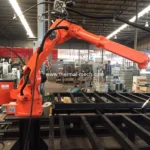 ผลงานการออกแบบหุ่นยนต์เชื่อมให้เหมาะกับสายการผลิตการเชื่อมโลหะของลูกค้า