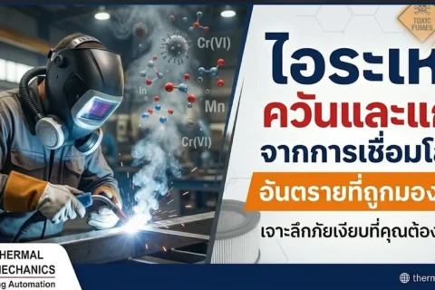 ไอระเหย ควันและแก๊สจากการเชื่อมโลหะ อันตรายที่ถูกมองข้าม