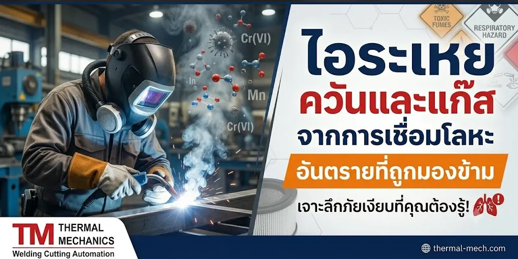 ไอระเหย ควันและแก๊สจากการเชื่อมโลหะ อันตรายที่ถูกมองข้าม
