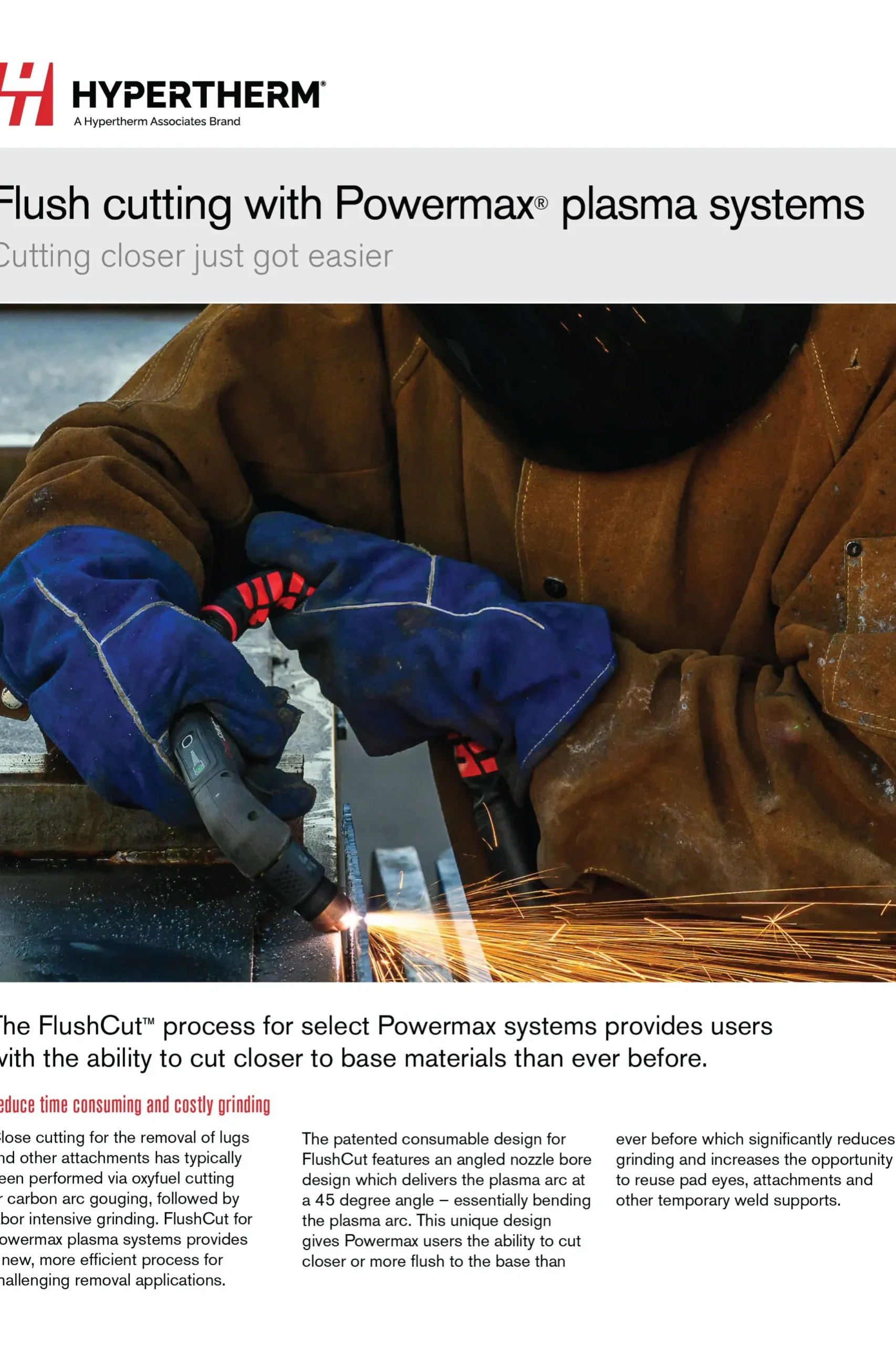 FlushCut™: สำหรับงานตัดประชิดผิว (Flush Cutting)