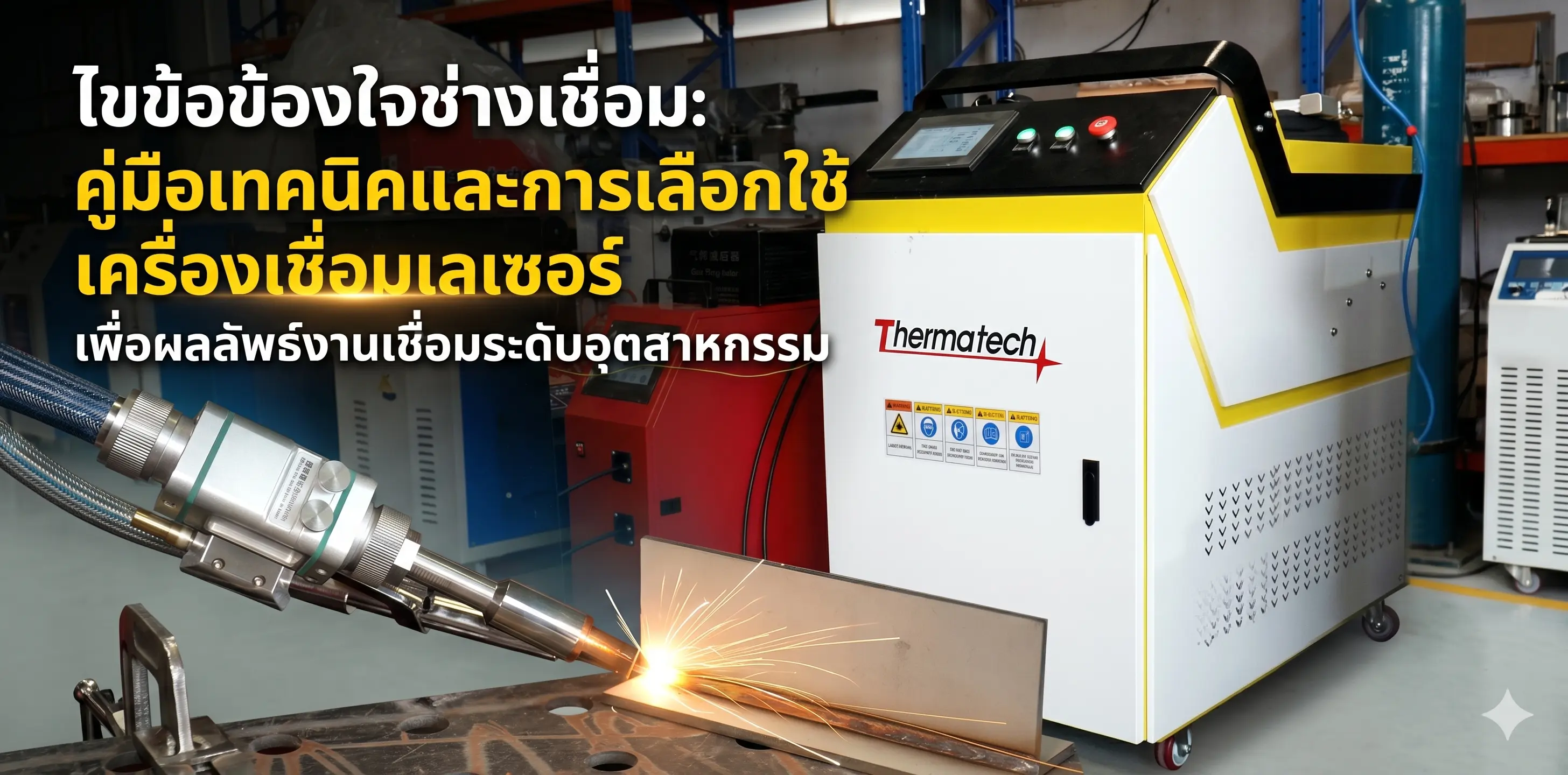คู่มือเทคนิคและการเลือกใช้ เครื่องเชื่อมเลเซอร์ เพื่อผลลัพธ์งานเชื่อมระดับอุตสาหกรรม